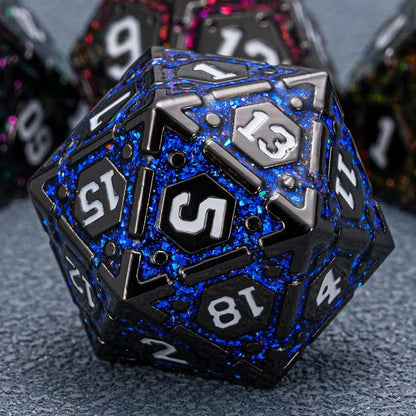DND Metal Dice Set, Polyhedral Dice Set - Image 2