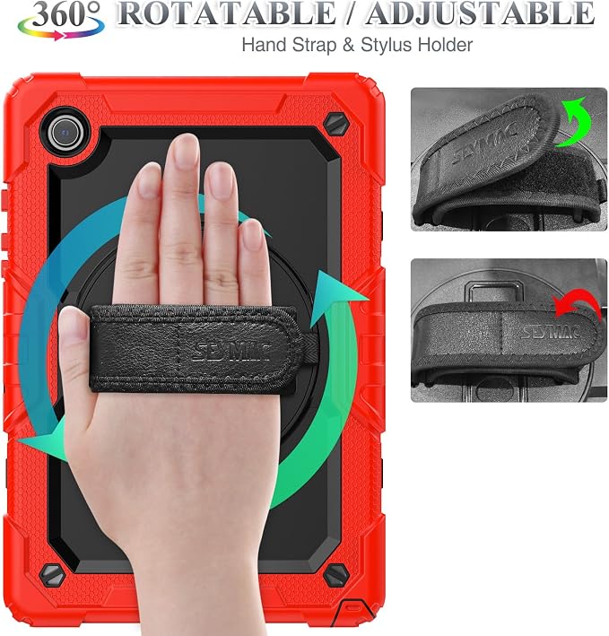 SEYMAC stock Case for Samsung Galaxy Tab A9+ Plus 11'', Full-Body Drop - Image 3