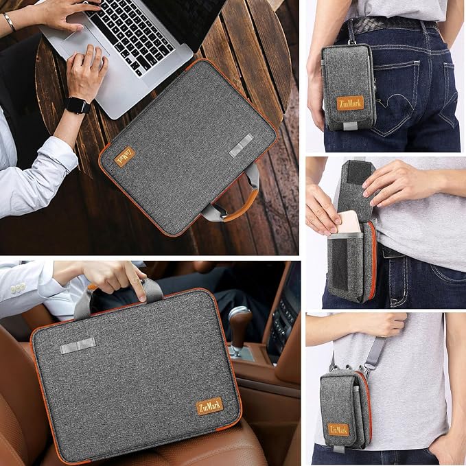 Laptop Case 15.6 Inch Briefcase Military-Grade Protection - Image 6