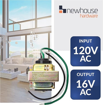 Newhouse Hardware 16TR Doorbell Transformer, Wired 16V/10VA - Image 3