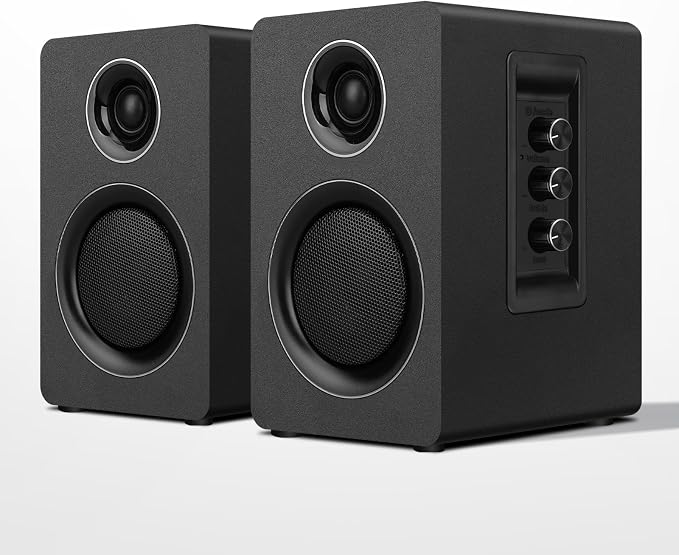 Computer Speakers for Desktop PC, Active Bookshelf Speaker by HearEveryDetailFeelEvery