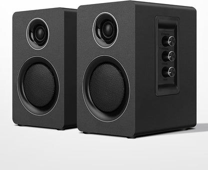 Computer Speakers for Desktop PC, Active Bookshelf Speaker by HearEveryDetailFeelEvery