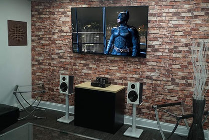 Rockville RS21W 21 inch Steel Bookshelf Speaker Stands, 60 lbs Capacity - Image 7