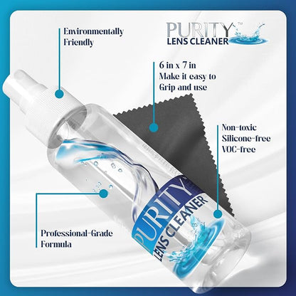 Purity Eyeglass Lens Cleaner Spray Kit - Image 4