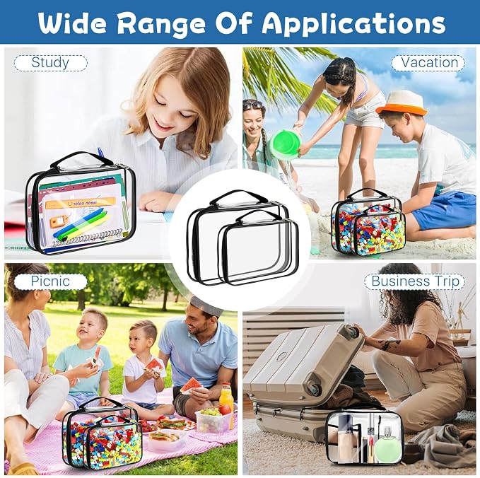 8 Pcs Toy Storage Bags, Travel Waterproof Organizer - Image 5