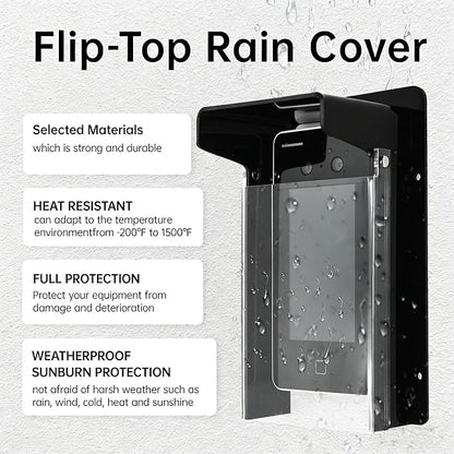 Doorbell Rain Cover, Gate Outdoor Keypad Cover, Universal Flip-Open Rain Shield - Image 3