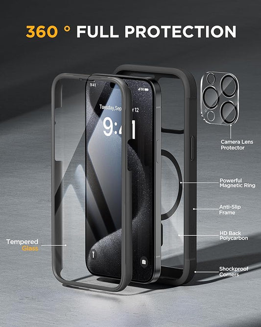 Miracase Magnetic for iPhone 12 Pro Max Case Full-Body Phone case - Image 2