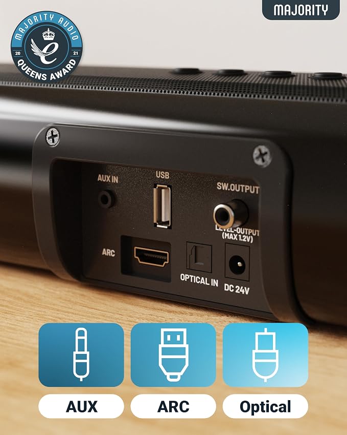 Majority Bluetooth 120W TV Sound Bar - Image 4