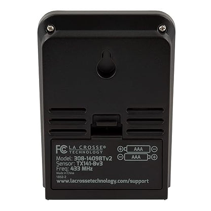 La Crosse Technology 308-1409BT-CBP Black Wireless Temperature & Humidity - Image 5