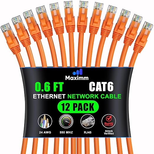 Maximm Cat 6 Ethernet Cable by MaximmCable