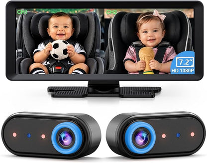 LUCKVIEW BM5PRO 7.2" 1080P HD Baby Car Camera by Luckview