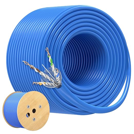 Cable Matters 10Gbps in-Wall Rated 23AWG Bare Copper Shielded Cat 6A Cable - by CableMatters