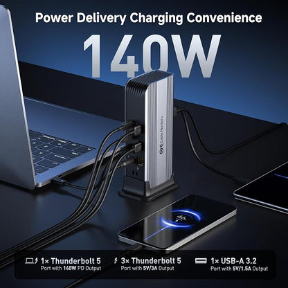 Cable Matters 11-in-1 Thunderbolt 5 Dock - Image 8