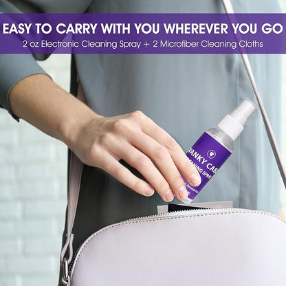Swanky Computer Screen Cleaner Kit: Set of Electronic Cleaner Spray Microfiber - Image 6