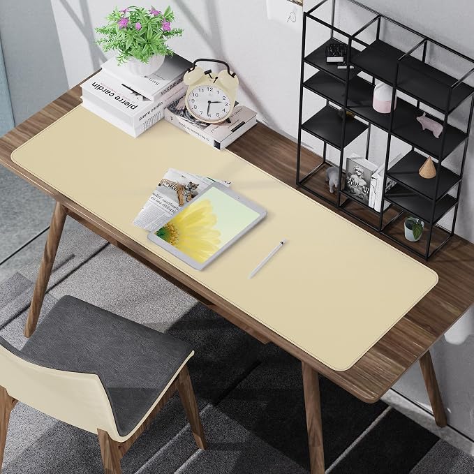 Leather Desk pad Protector, Large Desk mat - Image 7