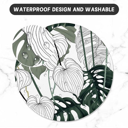 ITNRSIIET Round Mouse Pad with Stitched Edge Premium-Textured Waterproof - Image 5