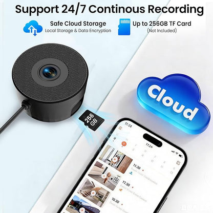2K 3MP Window Camera, 5GHz & 2.4GHz WiFi Dome Cameras - Image 6