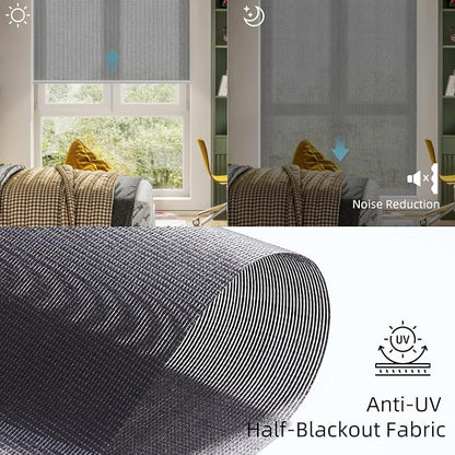 SmartWings Motorized Light Filtering Shades, Work - Image 5