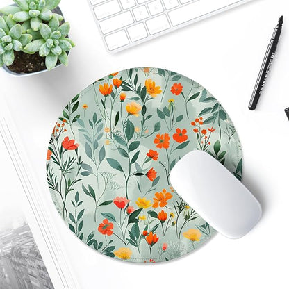 ITNRSIIET Round Mouse Pad with Stitched Edge Premium-Textured Waterproof - Image 6
