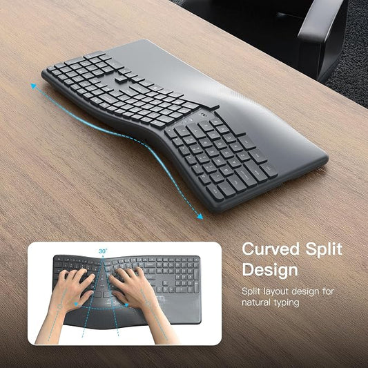 Ergonomic Wireless Keyboard - Image 2