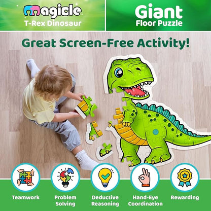 Dinosaur Giant Floor Puzzle - Image 4