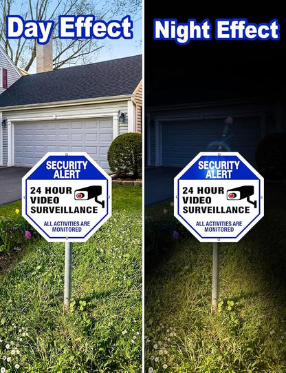 Video Surveillance Sign, Reflective and Waterproof Material 24 Hour - Image 4