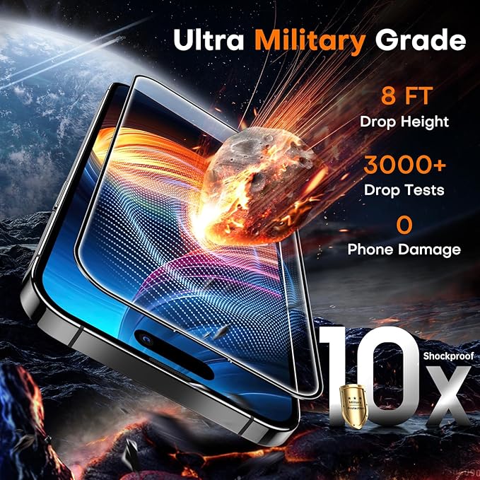 TOCOL for iPhone 16 Plus Screen Protector/iPhone 15 Plus Screen Protector 9H - Image 2