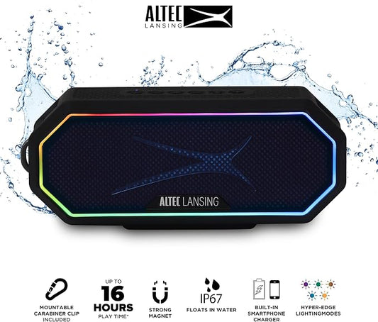 Altec Lansing Magnetic Bluetooth Speaker HYDRAJOLT 2.0, Waterproof IP67 - Image 2