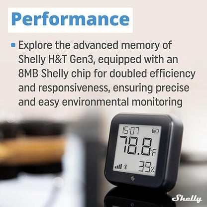 Shelly H&T Gen3 Black | Wi-Fi and Bluetooth Smart Temperature & Humidity Sensor - Image 5
