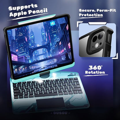 KITONE Transparent Case with Wireless Keyboard only - Image 3