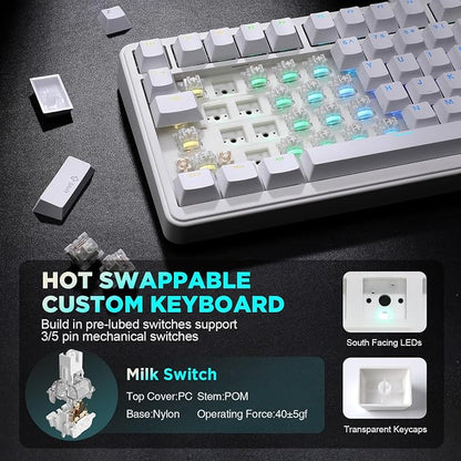 YUNZII B75 Mechanical Keyboard, 75% Layout - Image 5