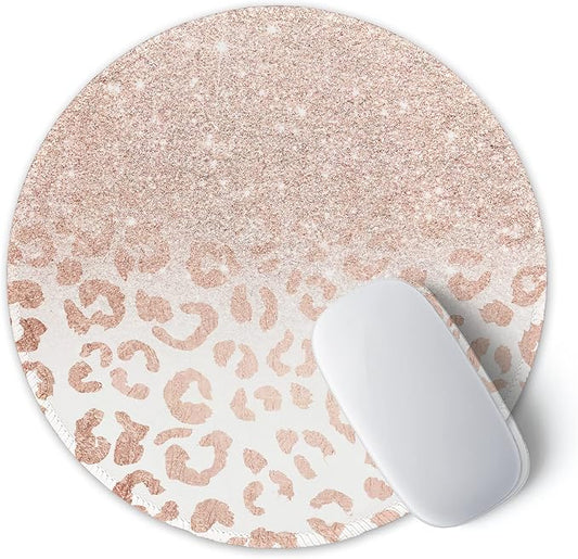 ITNRSIIET Round Mouse Pad with Stitched Edge Premium-Textured Waterproof - Image 2