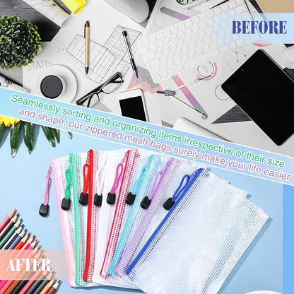 Jetec 32 Pcs Mesh Zipper Bags Toy Storage Bikini Organizer Bag Bolsas Para - Image 6