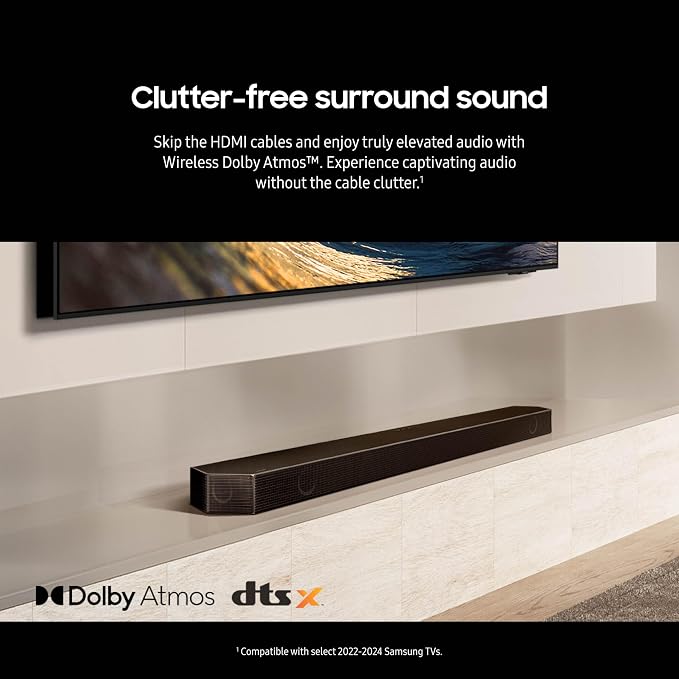 SAMSUNG Q990D 11.1.4ch Soundbar w/Wireless Dolby Atmos Audio, Rear Speaker - Image 5