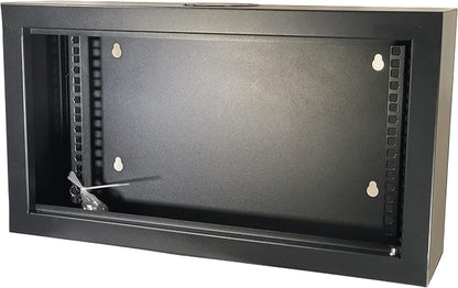 6U 19" Slim SoHo Wall Mount Rack Cabinet Enclosure 6" Depth - Image 2