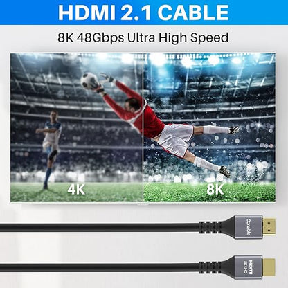 HDMI® Cable, Heavy-Duty 8K HDMI® Cable 25FT, 48Gbps Ultra HD Cord, Supports - Image 3