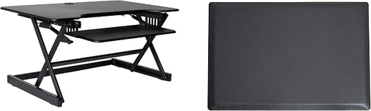 Rocelco 40" Large Height Adjustable Standing Desk Converter by Rocelco