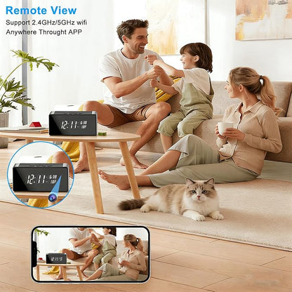 Hidden Camera Clock 4K HD WiFi, Wireless Camera - Image 2