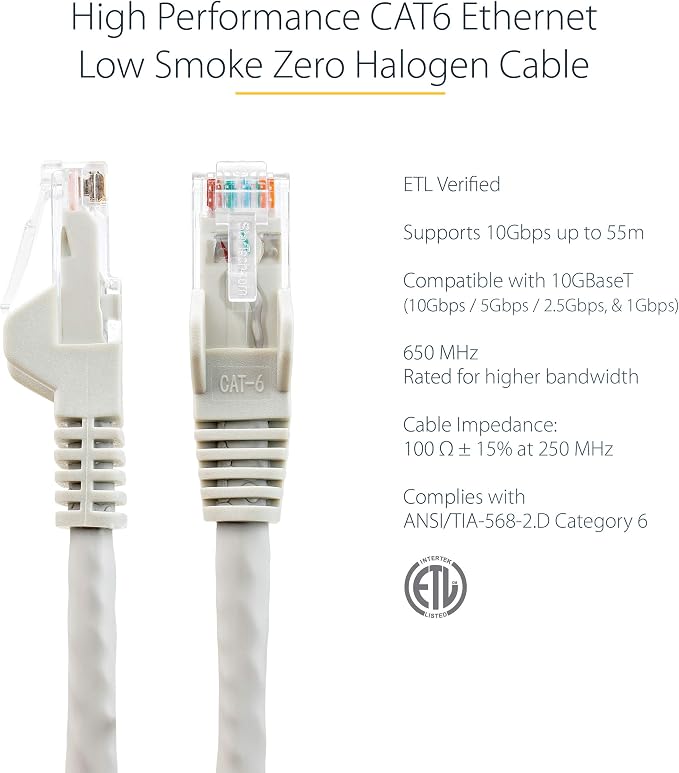 StarTech.com 30ft CAT6 Ethernet Cable - Image 4