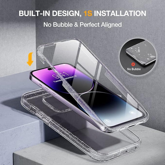 Miracase Glass Series Designed for iPhone 14 Pro Case 6.1 Inch, Upgrade - Image 2