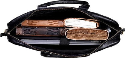 VC VINTAGE COUTURE Leather briefcase bag - Image 5