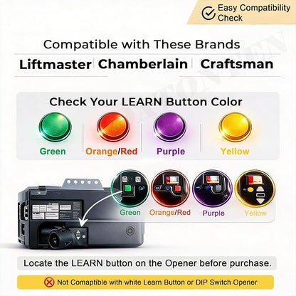 2 Replacement for Liftmaster Chamberlain Sears Craftsman 893MAX Garage Door - Image 2