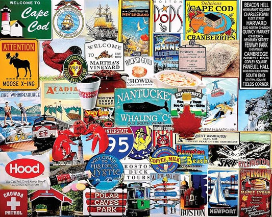 White Mountain Puzzles I Love New England by WhiteMountain
