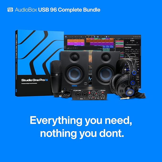 PreSonus AudioBox USB 96 Bundle — USB Audio Interface, XLR Interface - Image 8