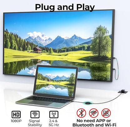Wireless HDMI Transmitter and Receiver, USB-C to HDMI Extender - Image 2