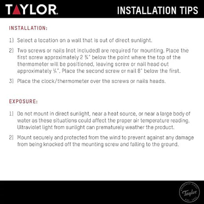 Taylor Digital Wireless Indoor Comfort Level Thermometer and Hygrometer - Image 8