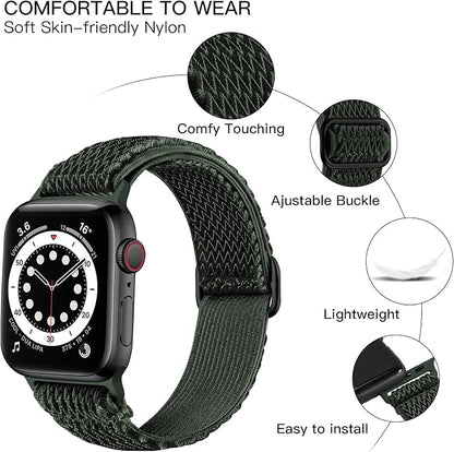 Lerobo Stretchy Nylon Solo Loop Band, Compatible - Image 3