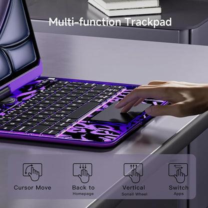 iPad Keyboard Case for 2024 M4 iPad Pro 11 inch, Magic Wireless Keyboard - Image 4