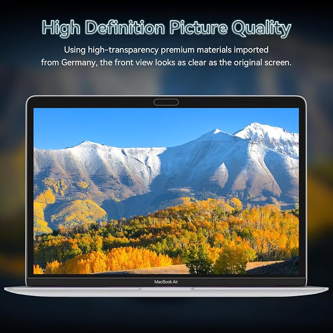360° Privacy Screen for MacBook Pro 13 Inch/MacBook Air 13 in, 4 Way Privacy - Image 6