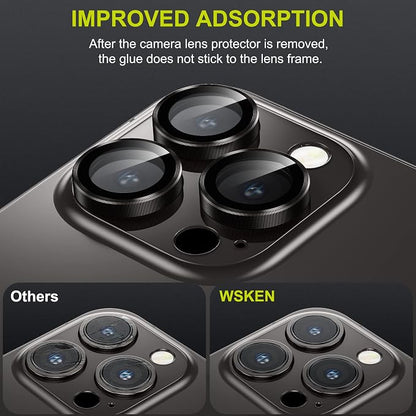 WSKEN for iPhone 14 Pro/iPhone 14 Pro Max Camera Lens Protector, HD Tempered - Image 5